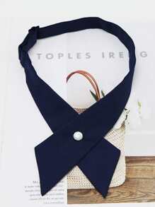 人造珍珠裝飾系帶 - 藏蓝色 - 查看 1