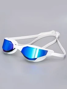 SHENYU 5pcs Swimming Cap & Nose Clip Set - Blue and White - View 3