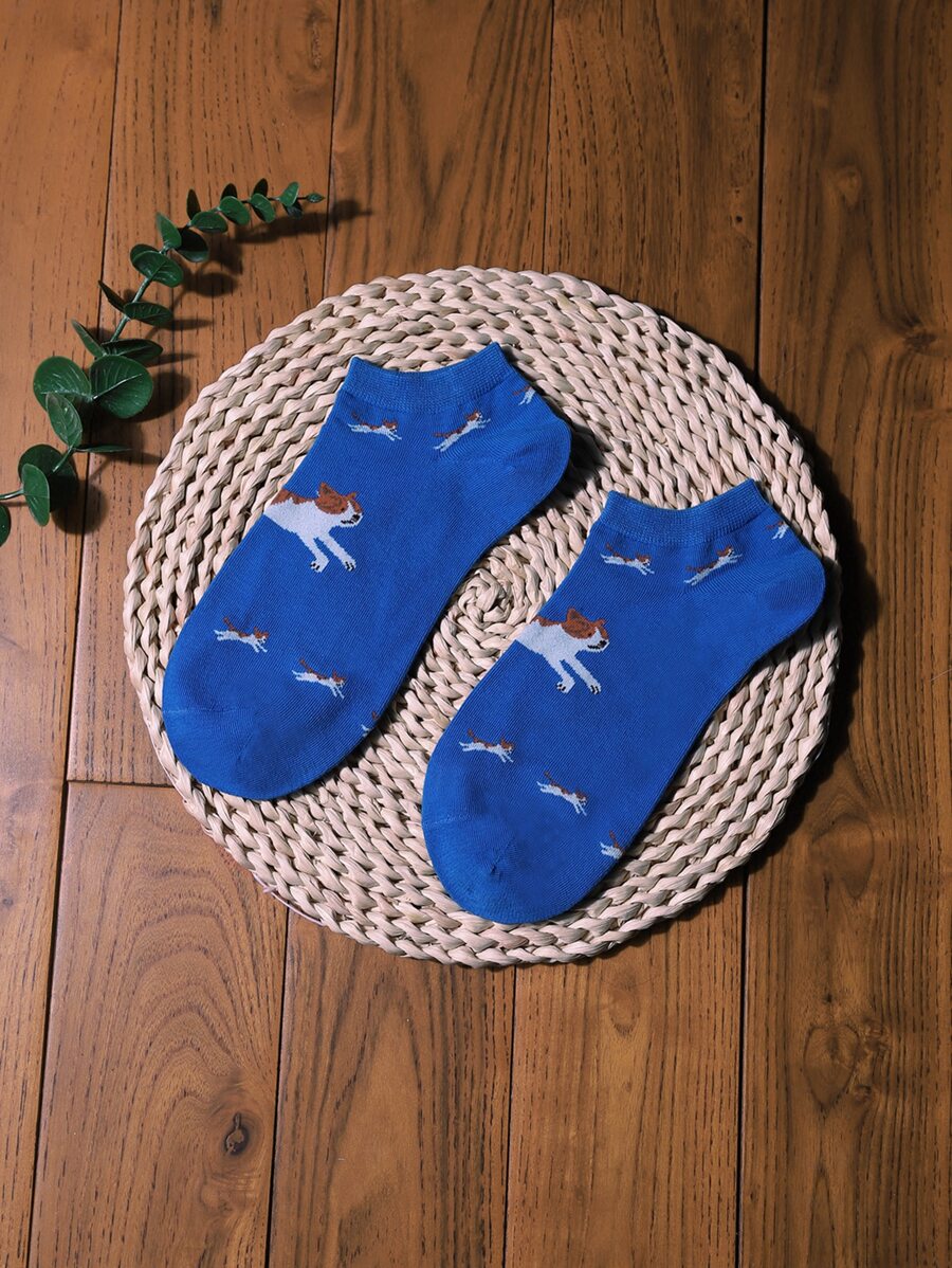 Vớ mắt cá chân họa tiết hoạt hình cho nam - Nhiều màu - Xem 1