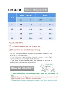 1pc Peach Print Pet Leash & 1pc Dress Design Pet Harness - Multicolor - View 3