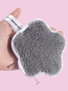 Reusable Makeup Remover Pads, 4pcs Double-Side Washable Makeup Removal Cloth, Flower Design Facial And Skin Care Fuzzy Puff Sponge, Cleansing Facial Heavy Makeup & Facial Sheet Pads, Suitable For All Skin Types Face Cleansing Pads - Multicolor - View 2
