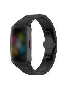 金屬錶帶適用於華為手錶 - 黑色 - 查看 1