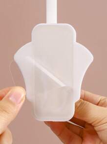 1pc Plastic Storage Rack, Modern White Multifunction Kitchen Storage Rack For Kitchen - White - View 5