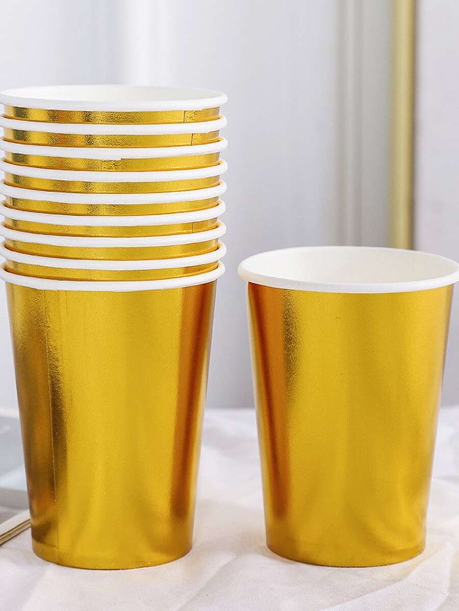 Set X6 Tazas De Vidrio Con Platito 230ml