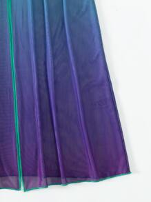 Ombre Mesh Kimono - Multicolor - View 3