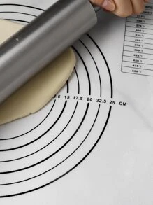 1pc Silicone Baking Mat, Scale Pattern Pastry Baking Mat For Kitchen Baking - Black - View 8