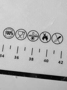 1pc Silicone Baking Mat, Scale Pattern Pastry Baking Mat For Kitchen Baking - Black - View 9