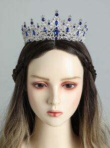 Diadema con diseño de diamante de imitación - Multicolor - Ver 1