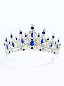 Diadema con diseño de diamante de imitación - Multicolor - Ver 2