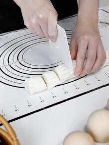 1pc Silicone Baking Mat, Scale Pattern Pastry Baking Mat For Kitchen Baking - Black - View 10