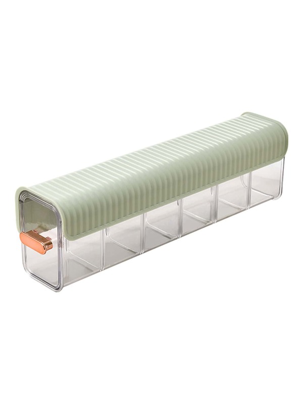 1pc Wall Mounted Storage Box, Minimalist Clear PET Punchfree Storage