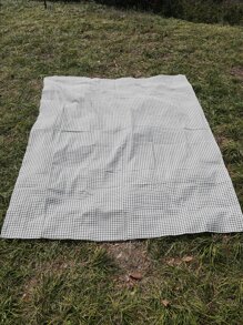 1 tấm thảm dã ngoại họa tiết kẻ sọc, chăn dã ngoại polyester hiện đại cho ngoài trời để đi du lịch - Nhiều màu - Xem 3