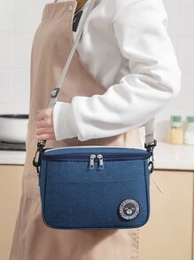 1 pieza Bolsa térmica portátil - Azul Marino - Ver 5