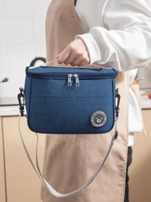 1 pieza Bolsa térmica portátil - Azul Marino - Ver 6