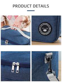 1 pieza Bolsa térmica portátil - Azul Marino - Ver 7