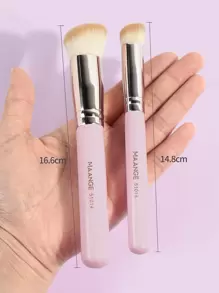 Bộ cọ trang điểm chuyên nghiệp MAANGE 2 chiếc, cọ nền, cọ che khuyết điểm, dụng cụ trang điểm với sợi mềm dễ mang theo, cọ du lịch, bộ cọ, bộ cọ trang điểm, bộ cọ trang điểm, bộ trang điểm hoàn chỉnh, bộ cọ trang điểm, bộ trang điểm hoàn chỉnh, bộ cọ, bộ cọ trang điểm, bộ quà tặng trang điểm, bộ - Hồng - Xem 4