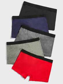 Men 5pack Letter Graphic Boxer Brief - Multicolor - View 2