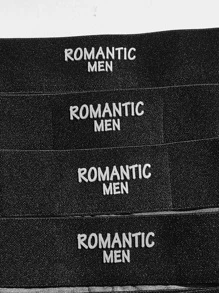 Men 5pack Letter Graphic Boxer Brief - Multicolor - View 4