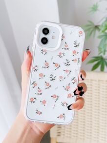 Floral Clear Phone Case - Multicolor - View 2