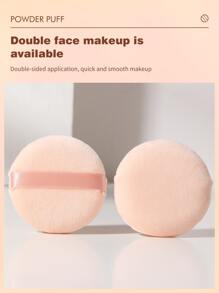 15入組化妝粉撲套裝柔軟三角粉礦物粉撲用於面部化妝 - 彩色 - 查看 3