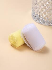 2卷/套無紡布禮品包裝絲帶用於婚禮派對原始裝飾長絲絲帶 - 彩色 - 查看 3