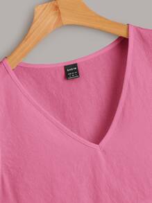 Soleia Ruffle Trim Peplum Top