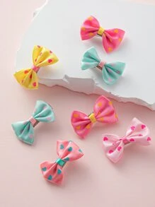 3入組隨機可愛寵物毛髮夾子