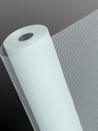 1pc Acrylic Mesh Fabric, Minimalist Plain Fabric For Home