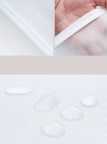 1 Vỏ Bọc Quần Áo PEVA, Trong Suốt Chống Nước Đa Năng Bụi Cho Tủ Quần Áo Bảo Quản - trắng - Xem 3