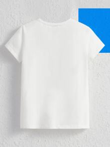 Ilustrata Artist Cartoon Graphic Tee, For Summer, Holiday, Thanksgiving, Vacation - White - View 3