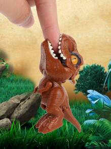 1入組卡通恐龍設計隨機逗貓棒手指袖 - 彩色 - 查看 2