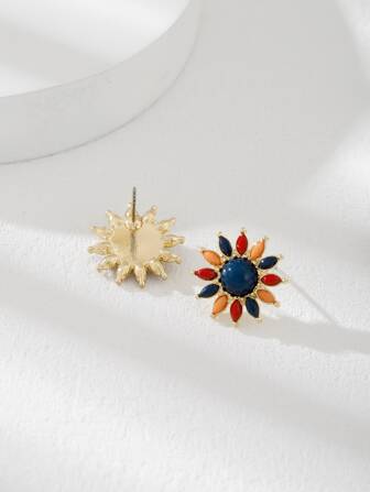 Cercei Stud cu design floral Valentines Valentines