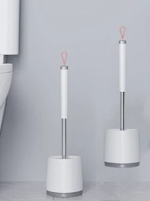 1入組PP馬桶刷壁掛式長柄馬桶清潔刷