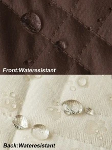 1 Hình Học Quilting Sofa Khăn Hiện Đại Sofa Sofa Chăn Cho Gia Đình, Tất Cả Các Mùa - Màu nâu Sô-cô-la - Xem 3