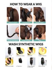 Long Braided Ponytail Extension 30 inch Golden Wrap Around Hair Extensions Ponytail Natural Soft Synthetic Hair Piece for Women