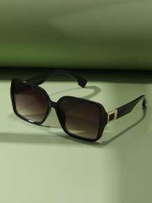 Square Frame Sunglasses - Ombre - View 2