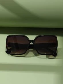 Square Frame Sunglasses - Ombre - View 4