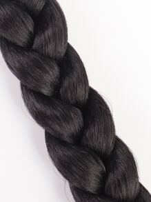 長款編織馬尾辮延長辮30寸黑色圍裹式接髮馬尾自然柔軟合成纖維發片適合女士