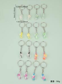 Móc khóa quyến rũ đồ uống 16 chiếc - Nhiều màu - Xem 5