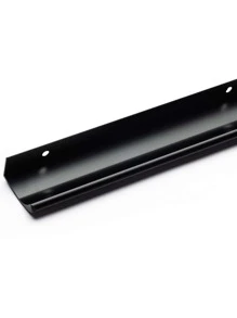 1入組鋁合金抽屜拉手，現代黑色家用抽屜拉手 - 黑色 - 查看 2