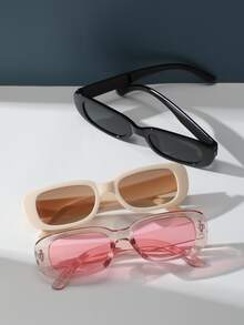 3副方框太陽鏡 - 彩色 - 查看 2