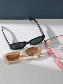 3副方框太陽鏡 - 彩色 - 查看 3