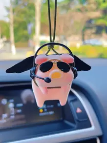 1pc Cartoon Pig Design Car Hanging Ornament