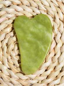 2pcs Stone Roller & Gua Sha Set Face Roller and Gua Sha Facial Tools for Skin Care Routine and Puffiness - Green - View 9