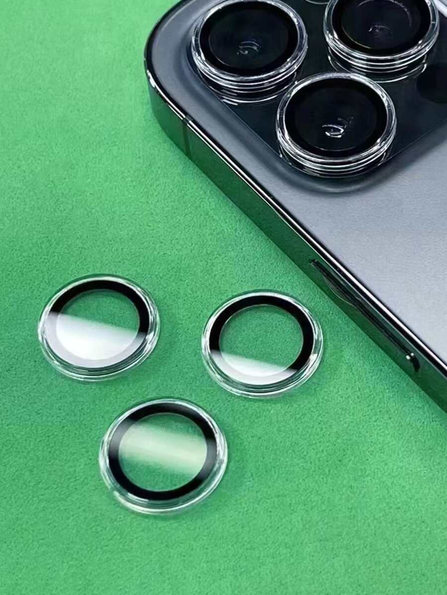 Protector de lente de teléfono compatible con iPhone15/15Plus/15Pro/15Promax - transparente - Ver 1