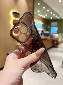 透明黑色手機殼 - 黑色 - 查看 3