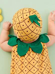SHEIN Baby Pineapple  Set - Mustard Yellow - View 3