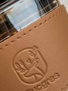 1入組玻璃杯戶外透明隔熱旅行飲水杯