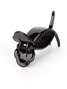 Minimalist Hair Claw - Black - View 3