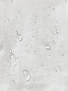 SHEIN Baby Slogan Graphic Drop Shoulder Water-Repellent Tee - White - View 4